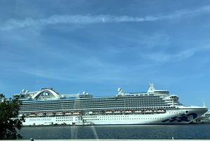 Crown Princess Cruise Ship Full View in July 2026