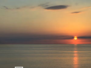 Sunset at 10 PM